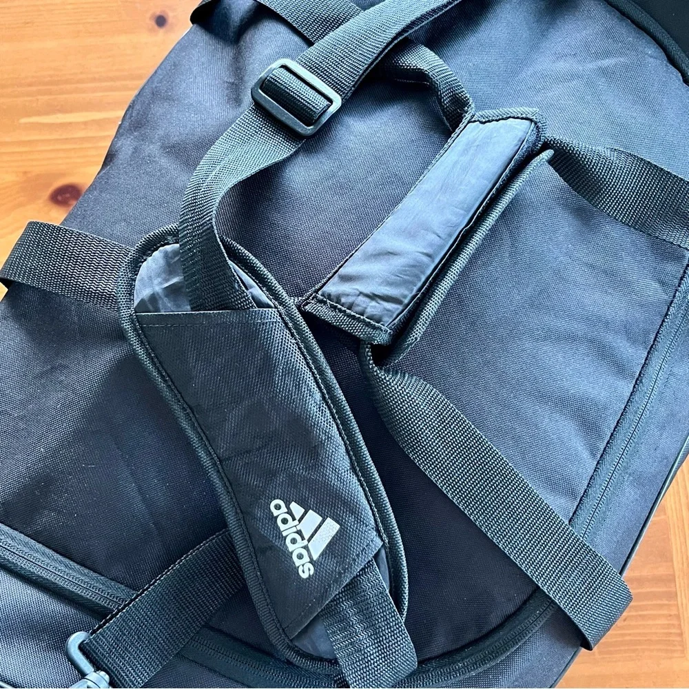 Adidas Large Black Duffel Bag